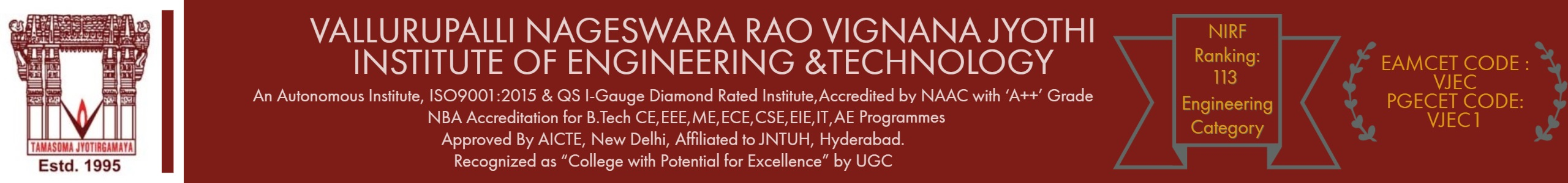 Examination Branch VNR Vignana Jyothi Institute of Engineering